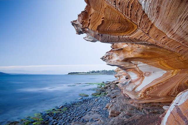 Painted Cliffs, Maria Island, Tasmania
