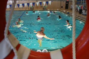 IMG_1819  Some of the Senior Citizens swimming in the Brandon High school pool. 14 people showd up May 6 17