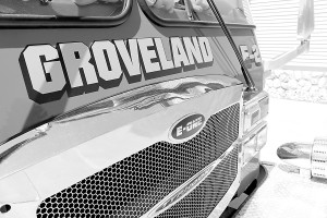 Groveland Township Fire Truck bw