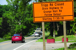 Tripp road closure