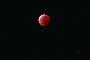 The red moon over Goodrich on Jan. 20. Photo by GHS Senior Bryan Burkhardt